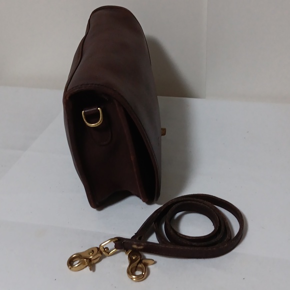 COACH Vintage RIDGFIELD *ORIGINAL* Brown Shoulder or Crossbody Bag - Picture 8 of 11